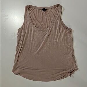 Dynamite Beige/Pink Relaxed Sleeveless Tank Top